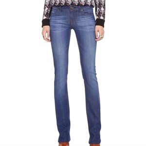 DL1961 Cindy Low Rise Rhythm Wash Stretch Slim Boot Cut Jeans Size 25